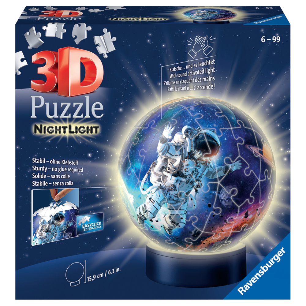 Puzzle 3D Ball 72 P Illuminé - Les Astronautes