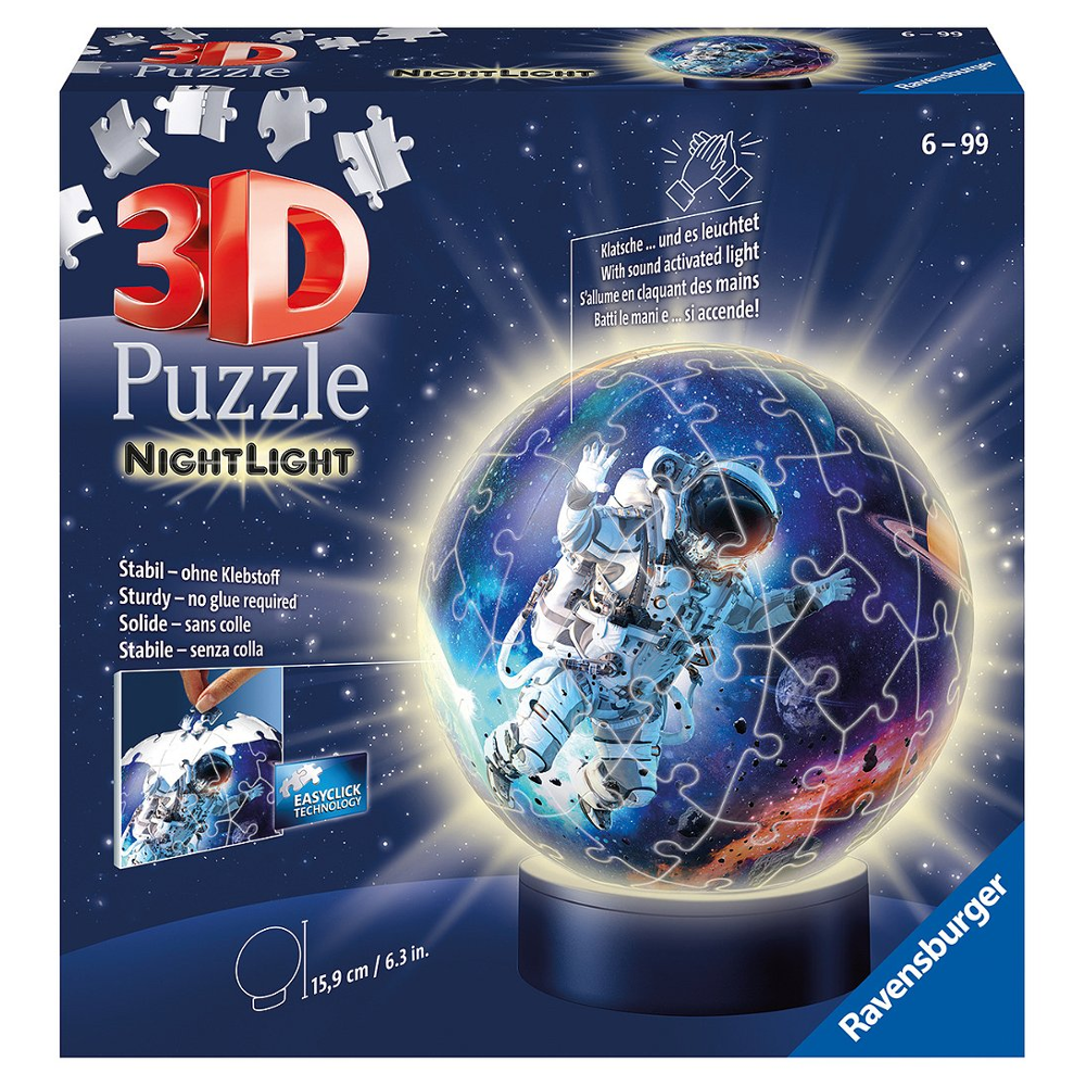 Puzzle 3D Ball 72 P Illuminé - Les Astronautes