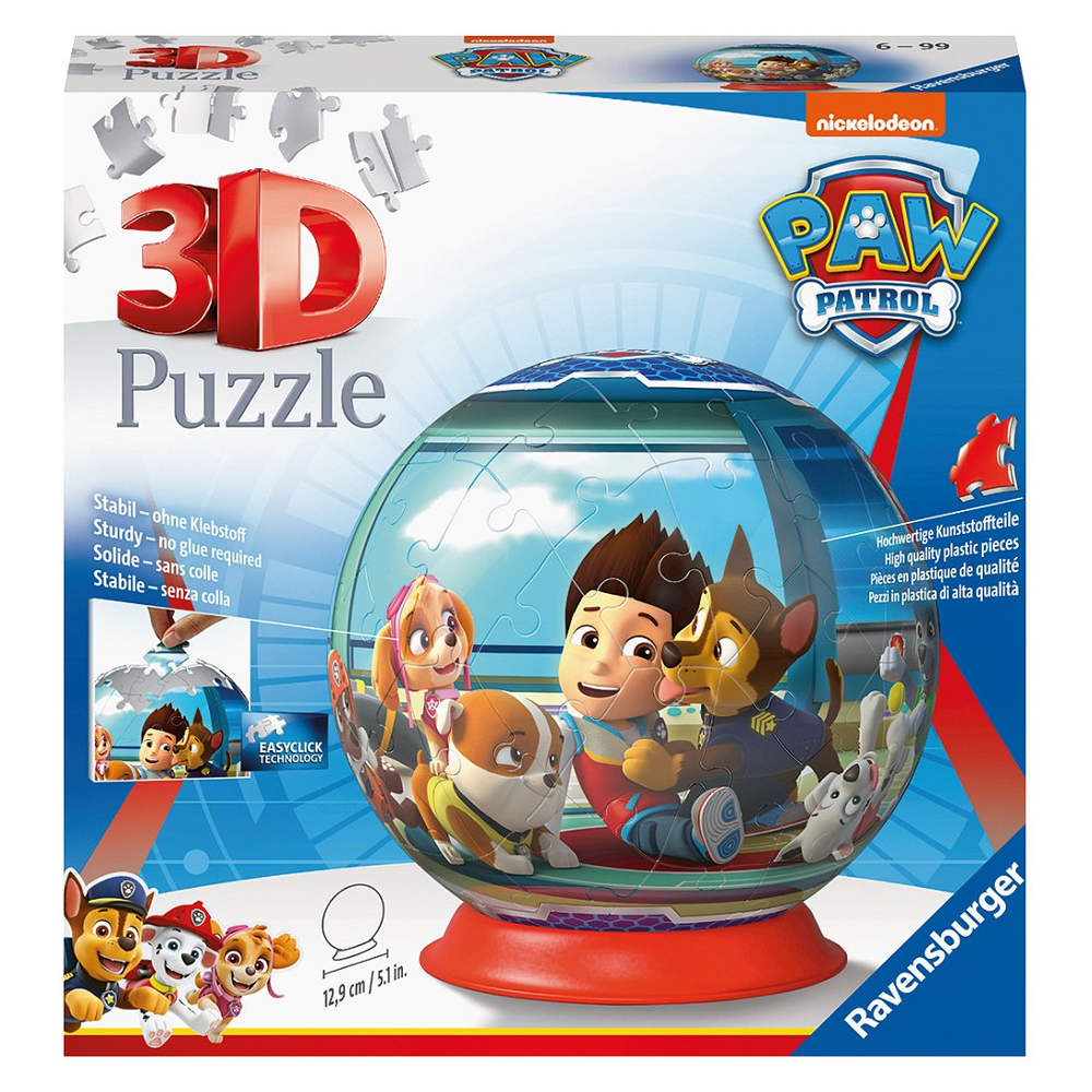Puzzle 3D Rond 72 P - Pat'patrouille - Paw: Paw Patrol Core