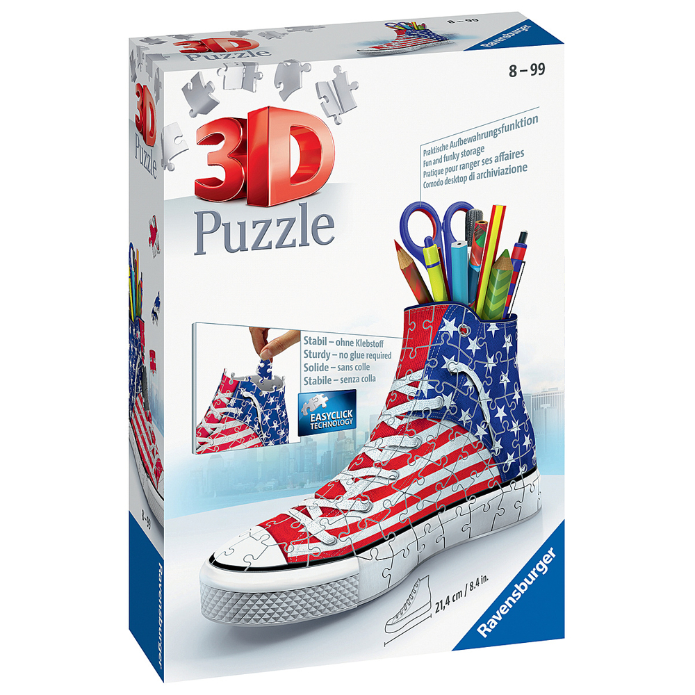 Puzzle 3D Sneaker - American Style - Other Properties