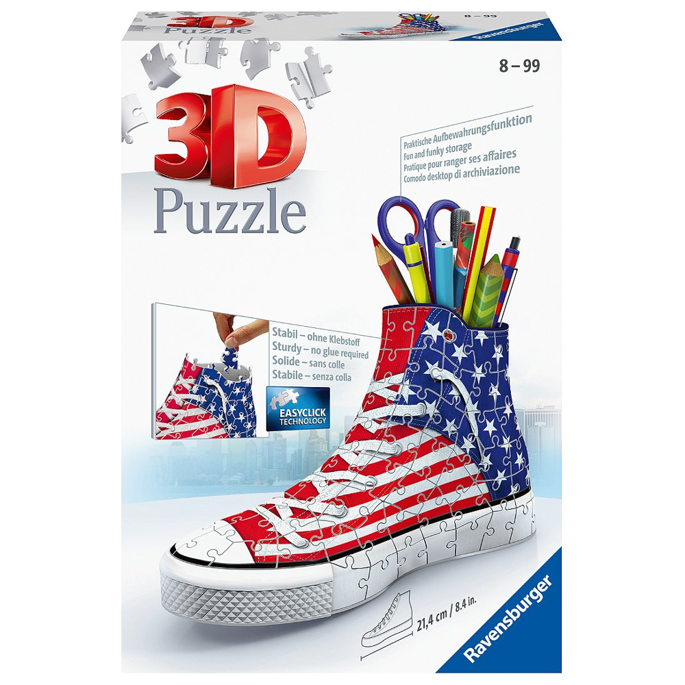 Puzzle 3D Sneaker - American Style - Other Properties