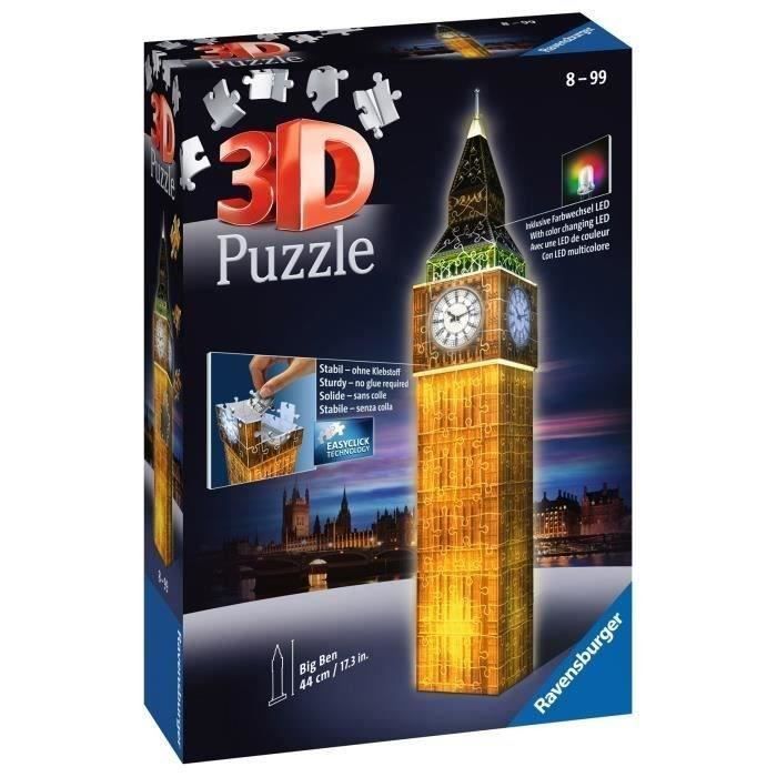 Ravensburger Puzzle 3D Big Ben illuminé