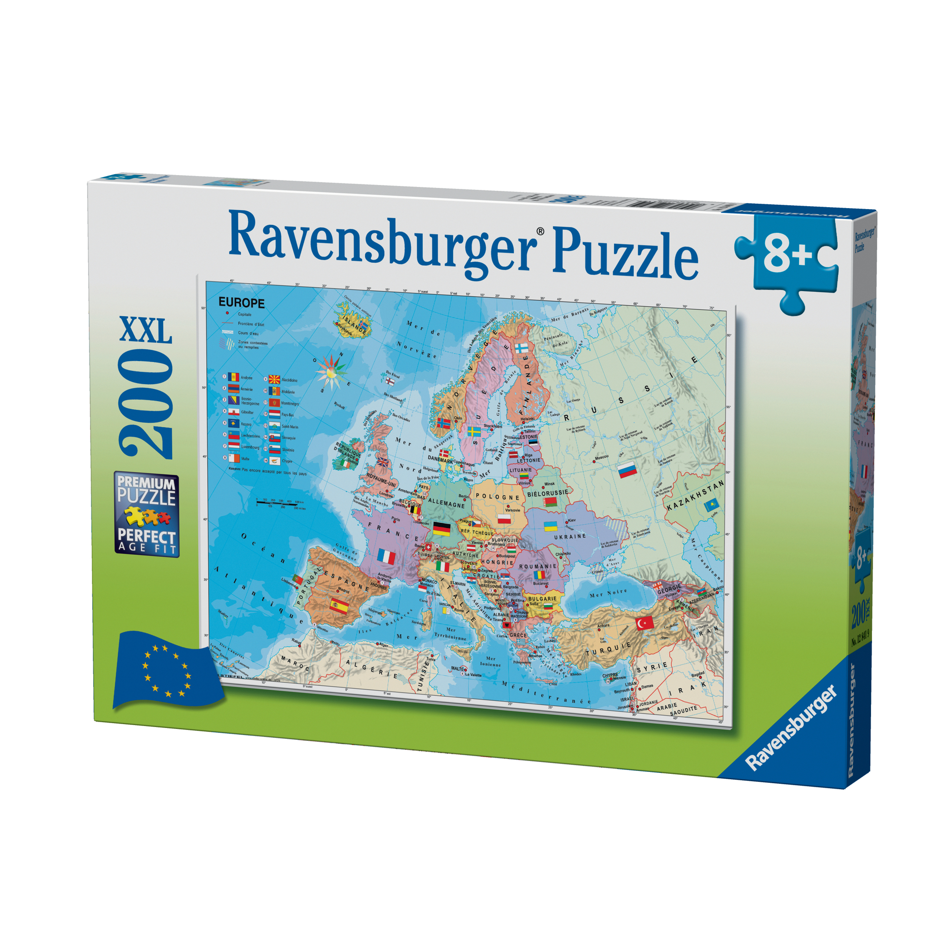Puzzle 200 P Xxl - Carte D'europe