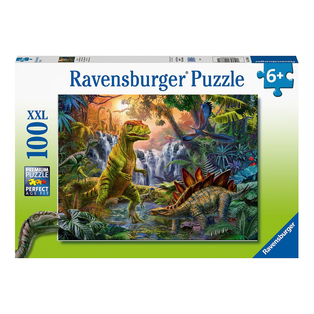 Puzzle 100 P Xxl - L'oasis Des Dinosaures