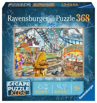 Escape puzzle kids 368 pieces - le parc d'attractions