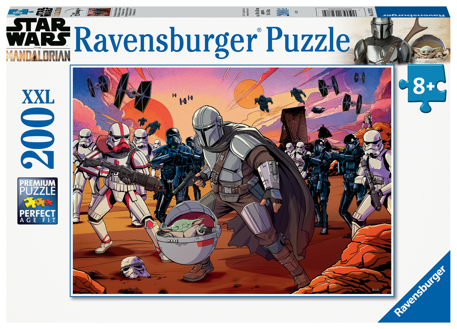 Puzzle 200 P Xxl - La Confrontation / Star Wars The Mandalorian - Sw: Classic
