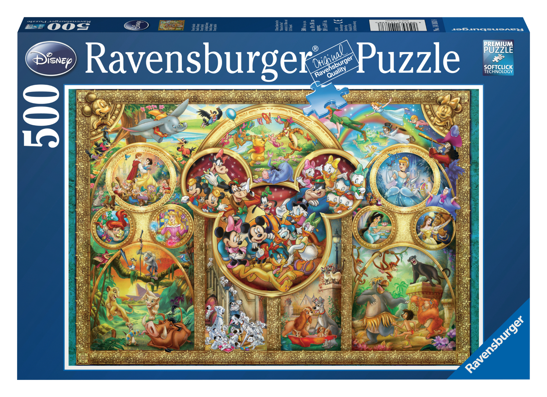 Puzzle 500 P - Famille Disney - Disney Classics