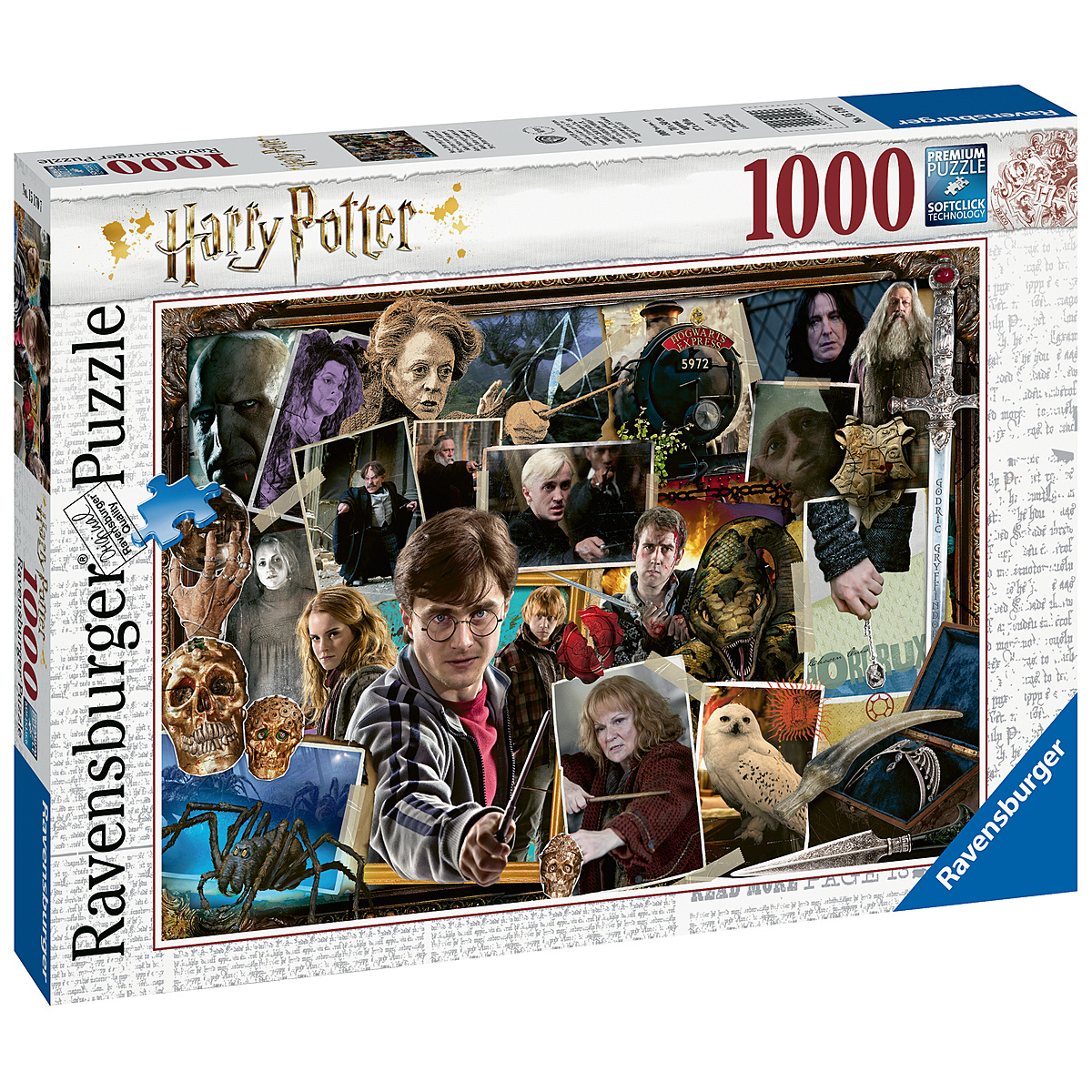 Puzzle 1000 P - Harry Potter Contre Voldemort - Wb: Harry Potter