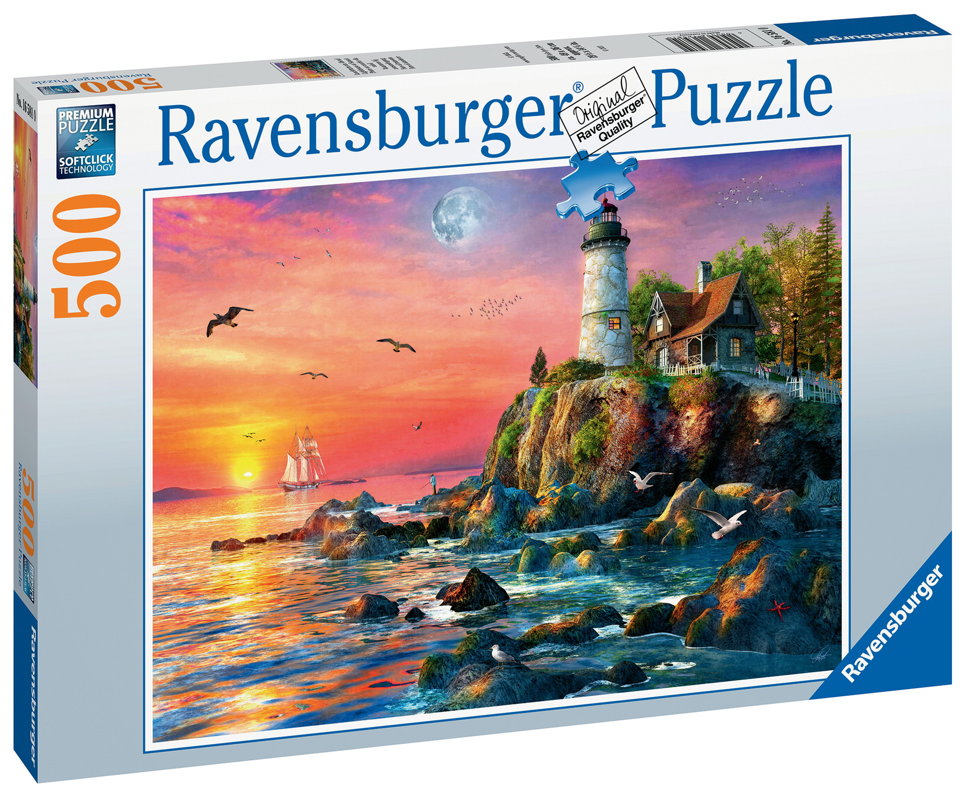 Puzzle 500 P - Phare Au Coucher Du Soleil