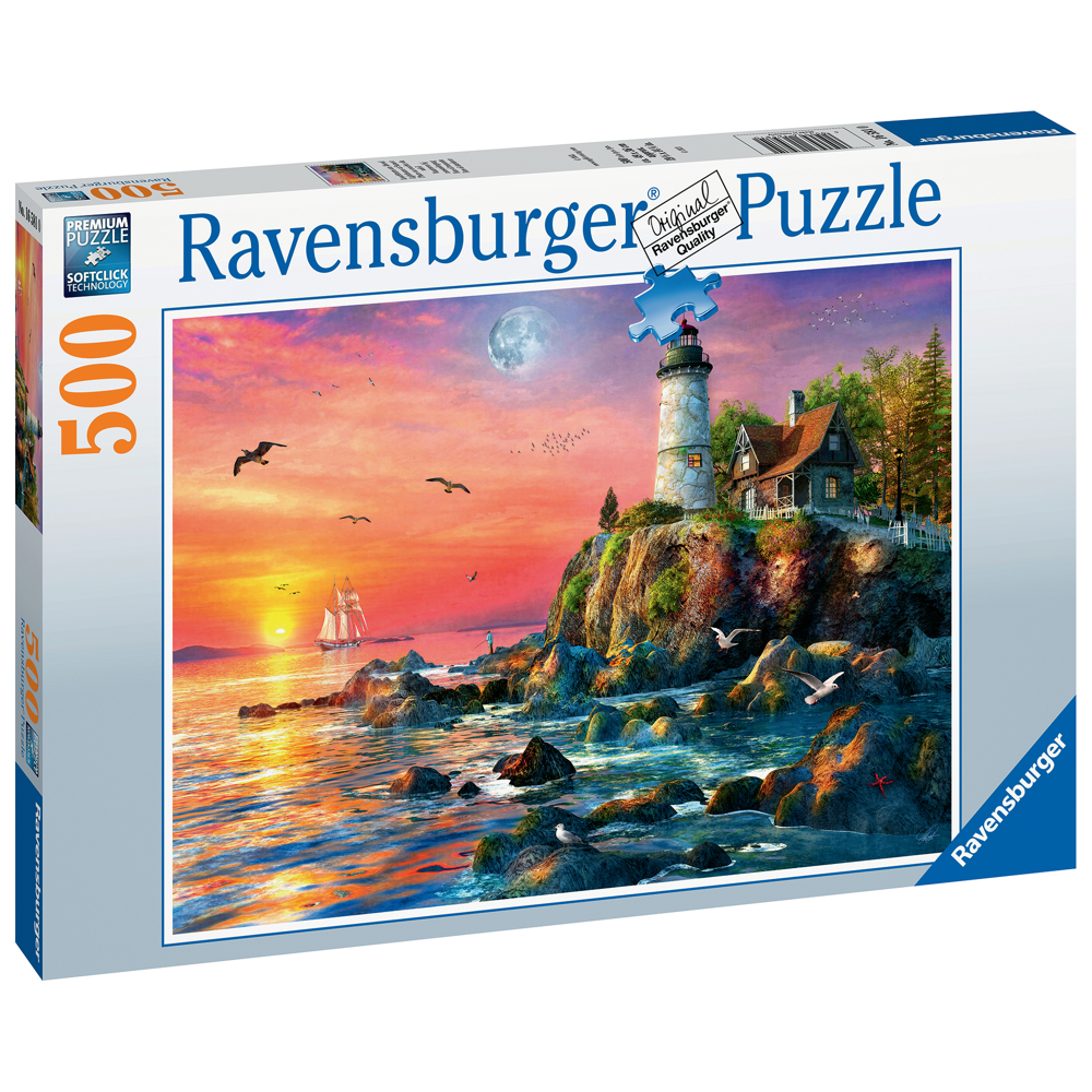 Puzzle 500 P - Phare Au Coucher Du Soleil