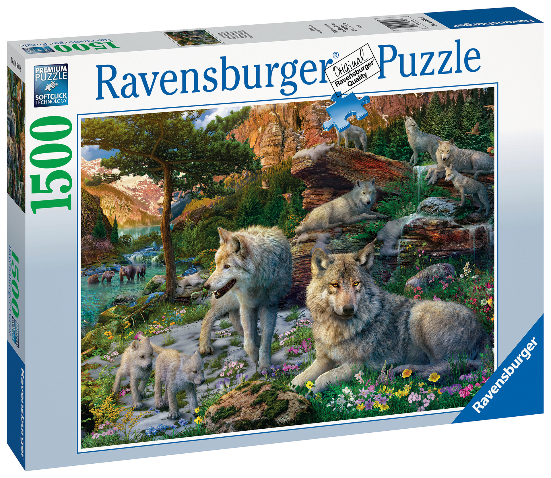Puzzle 1500 P - Loups Au Printemps