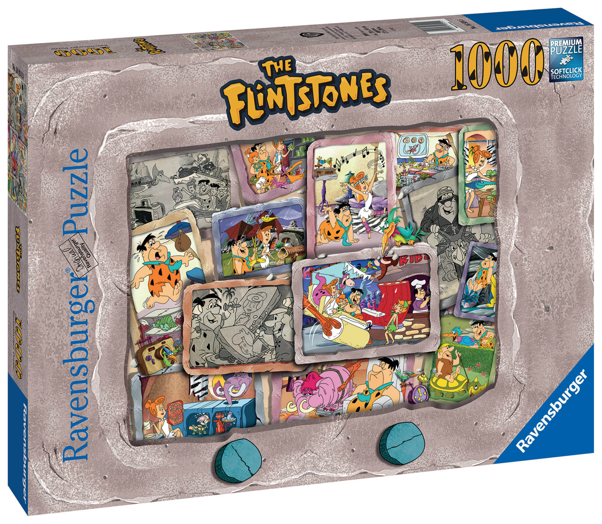 Puzzle 1000 P - Les Pierrafeu - Wb: Flintstones