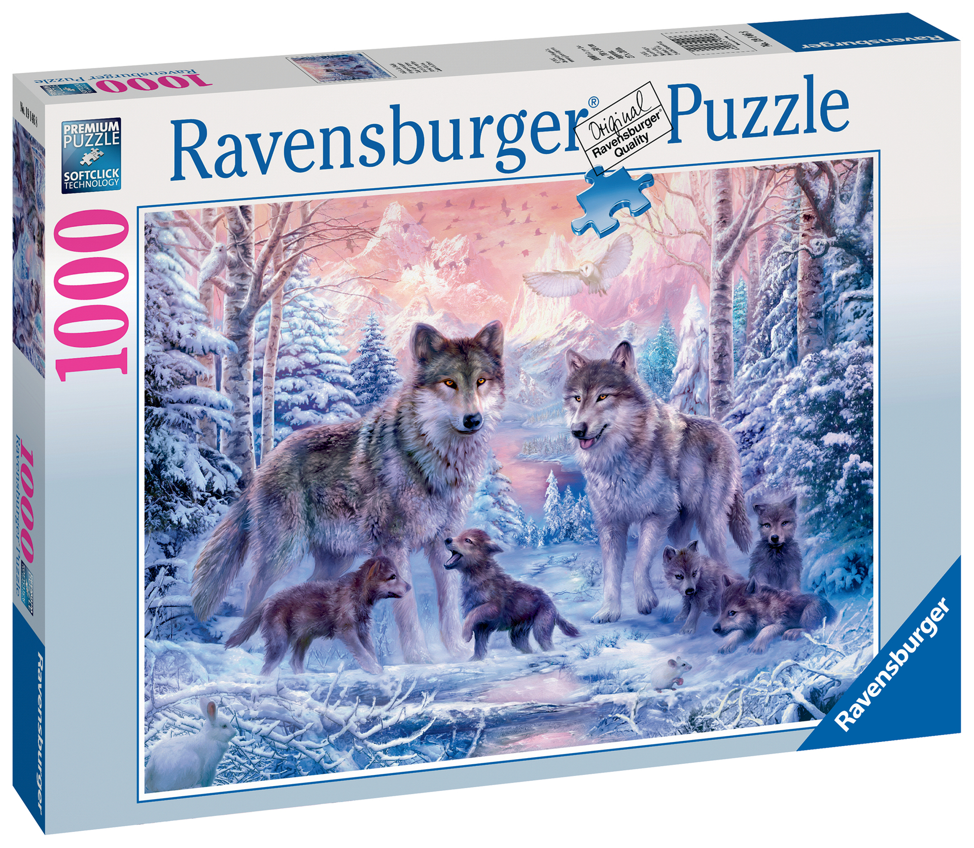 Puzzle 1000 P - Loups Arctiques