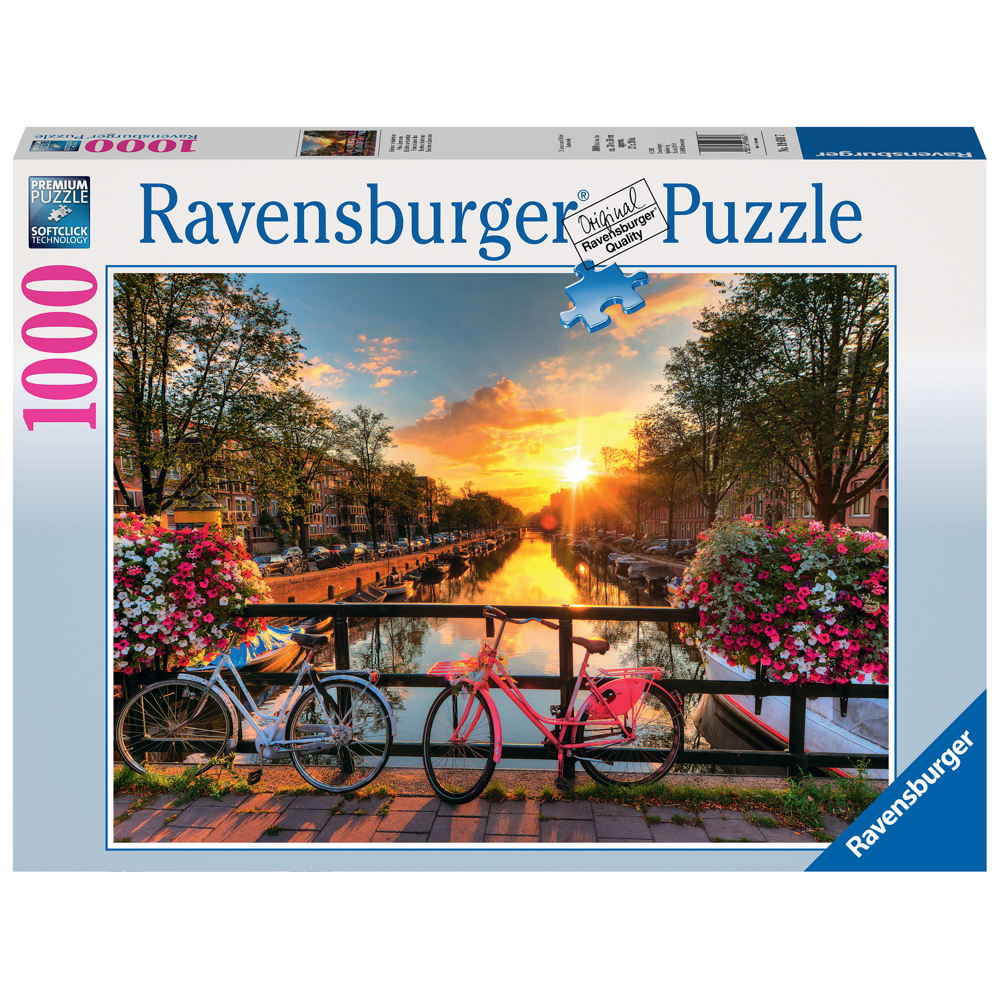 Puzzle 1000 p - Vélos à Amsterdam