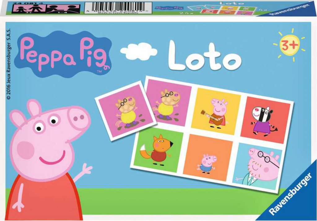 Ravensburger- Loto- Peppa Pig- Jeu Educatif- A partir de 3 ans- 24081
