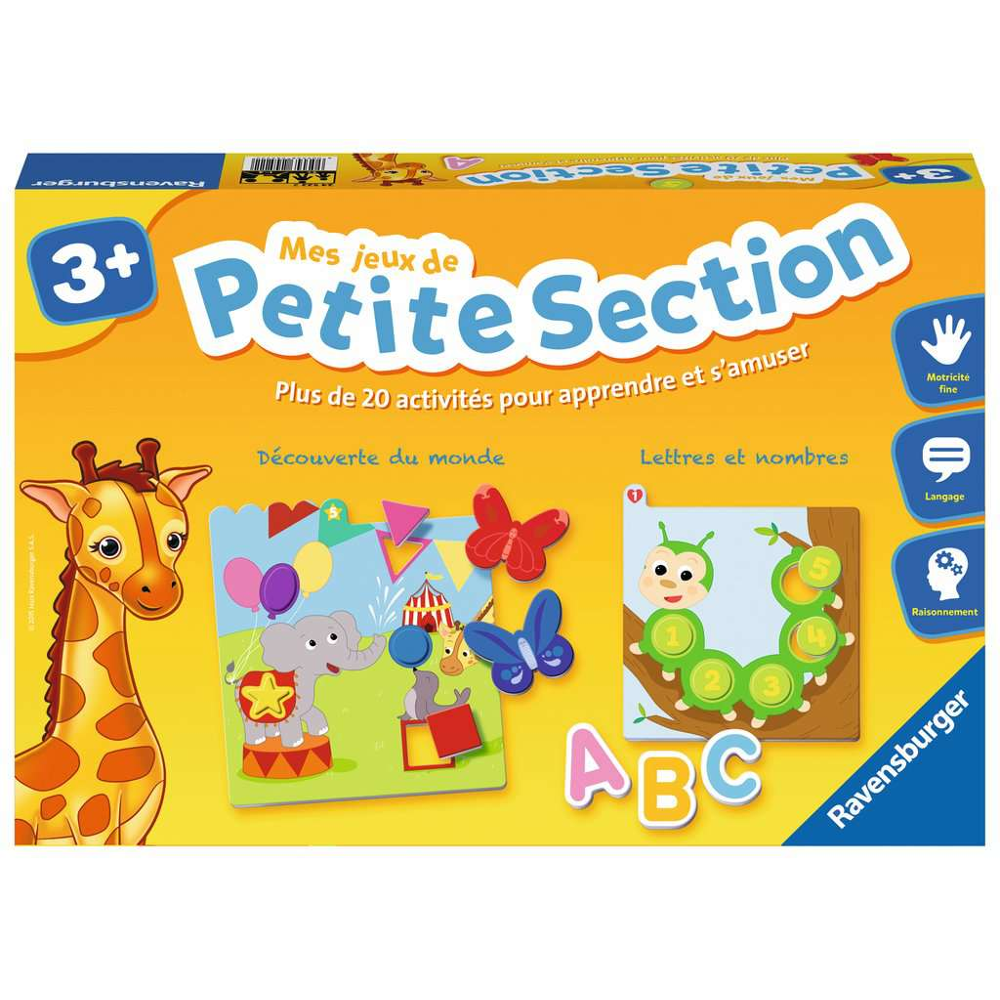 Ravensburger- Jeu Educatif- Mes jeux de petite section- 1ère année de maternelle - A partir de 3 ans