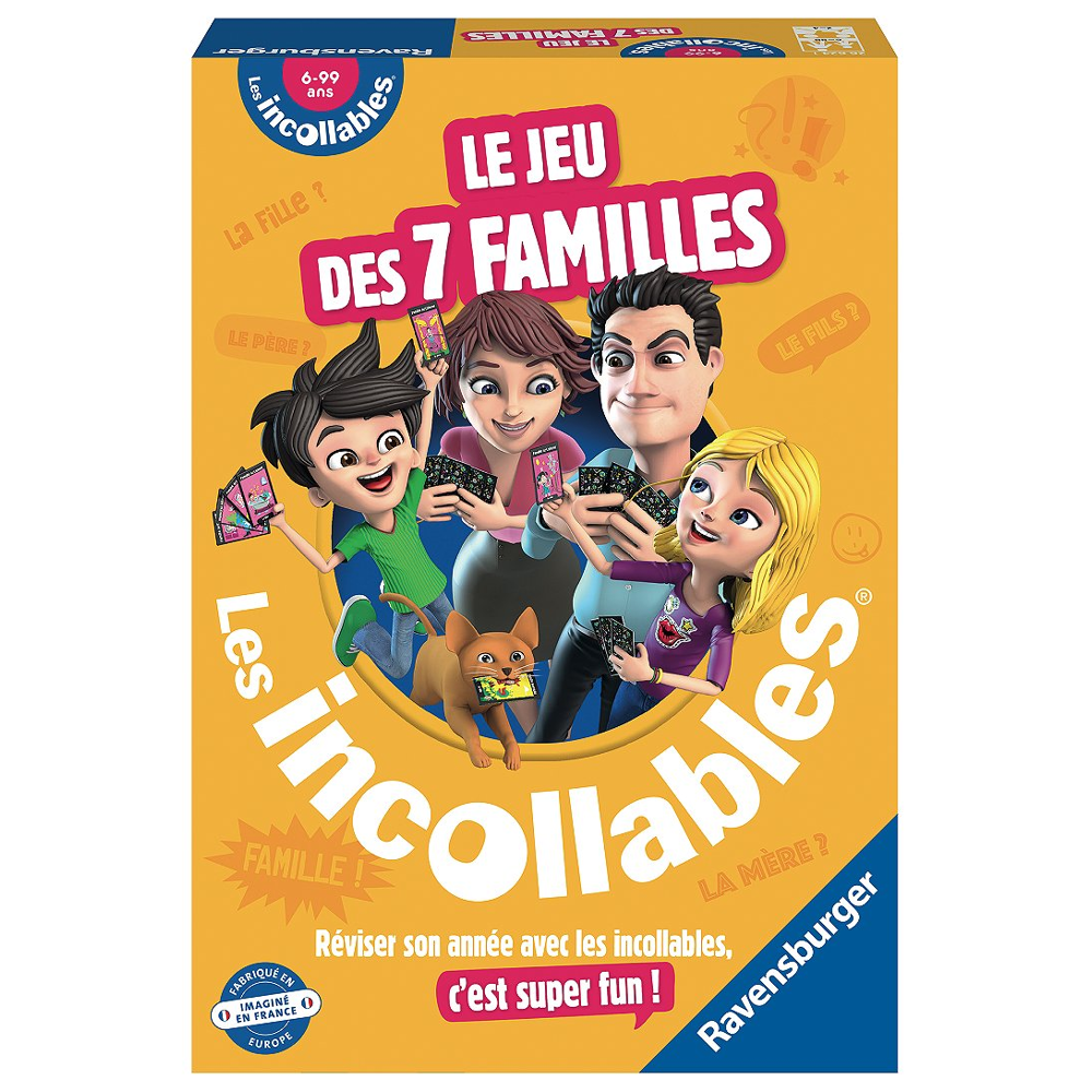 Le jeu des 7 Familles des Incollables