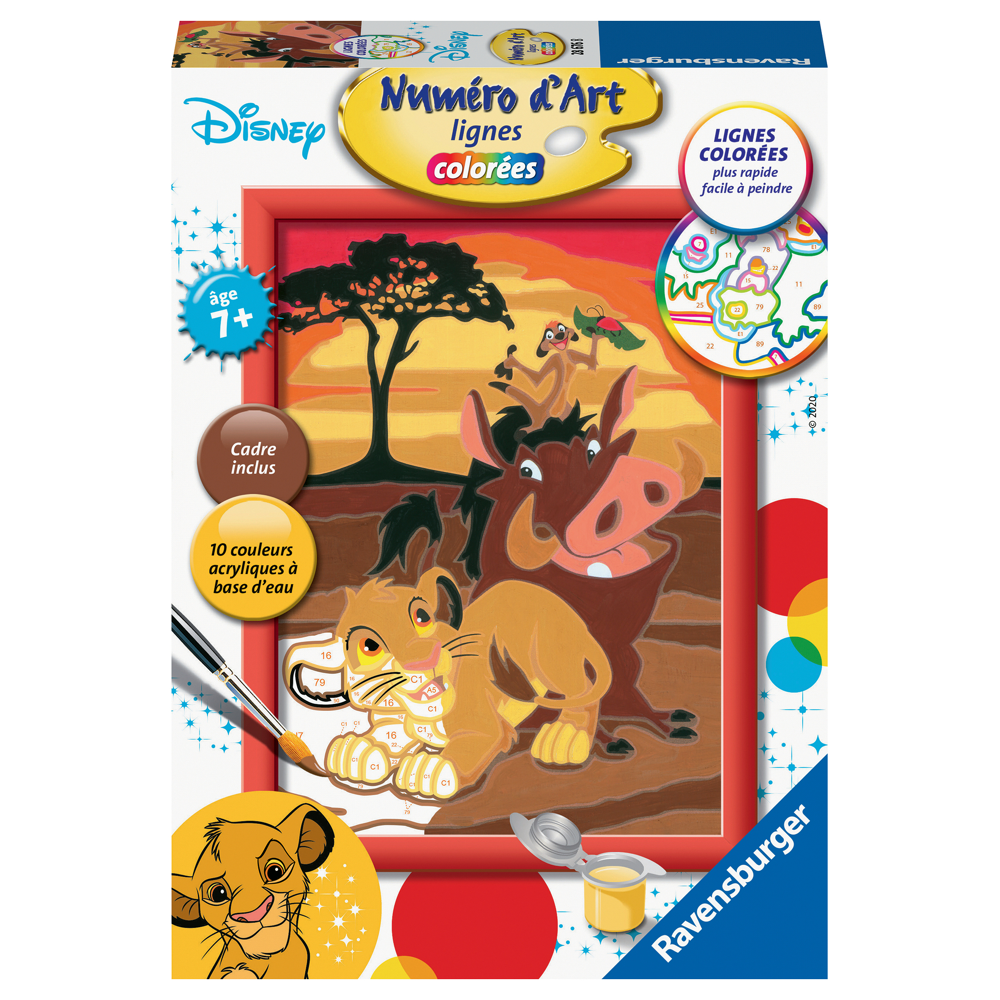 Numéro d'art - petit - Disney Le Roi Lion