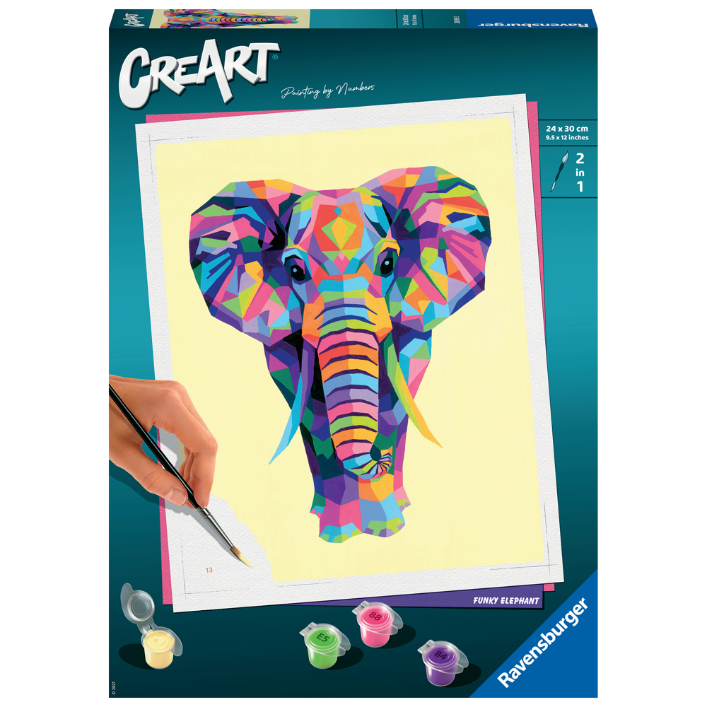 CreArt - 24x30 cm - elephant