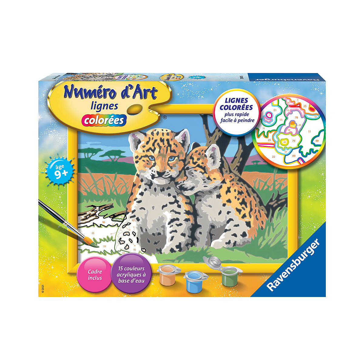 Numéro d'art - moyen - Petits léopards