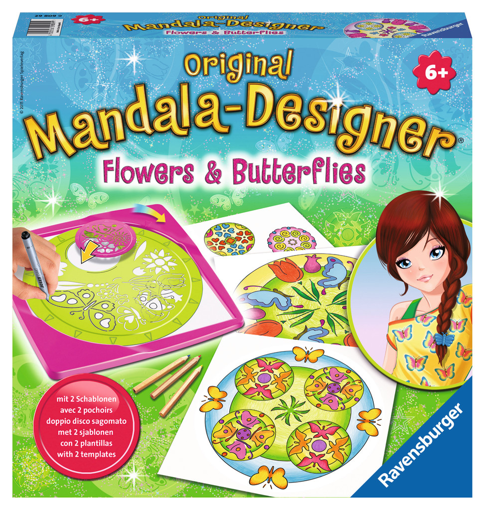 Mandala - Midi - Flowers & Butterflies