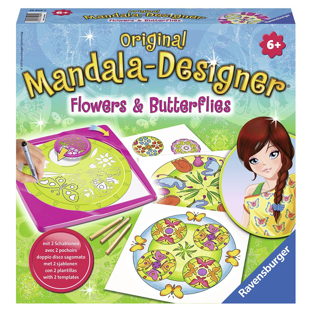 Mandala - Midi - Flowers & Butterflies