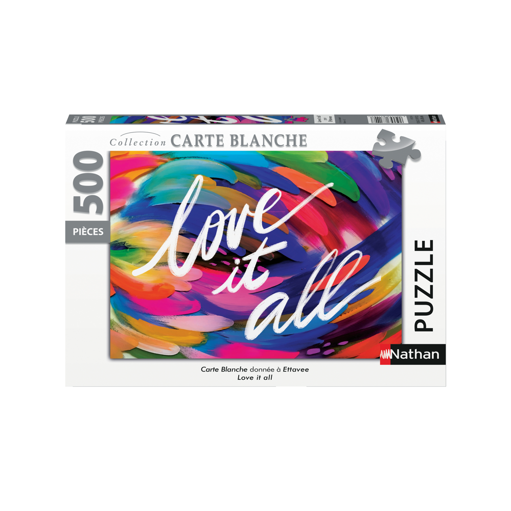 Puzzle N 500 p - Love it all / EttaVee (Collection Carte blanche)