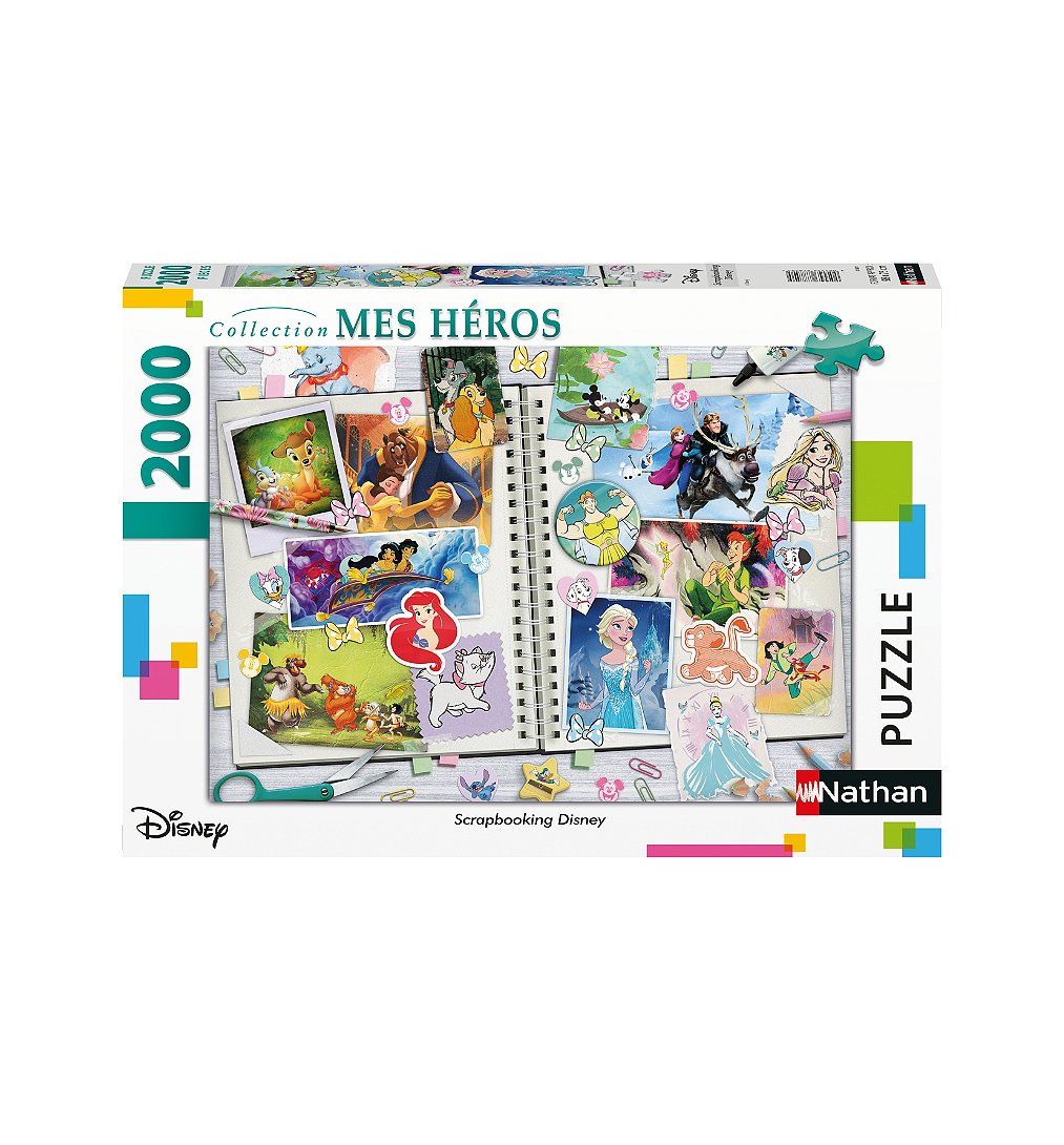 Puzzle N 2000 p - Scrapbooking Disney