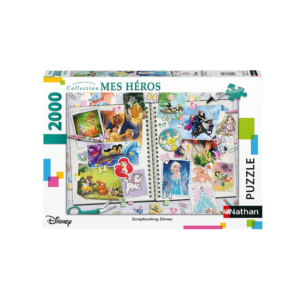 Puzzle N 2000 p - Scrapbooking Disney