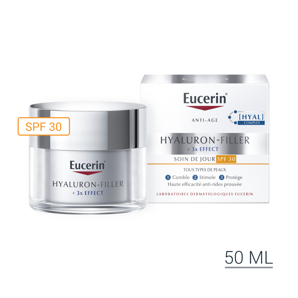 Hyaluron-Filler + 3x Effect Soin De Jour Spf 30 50ml Tous Types de Peaux