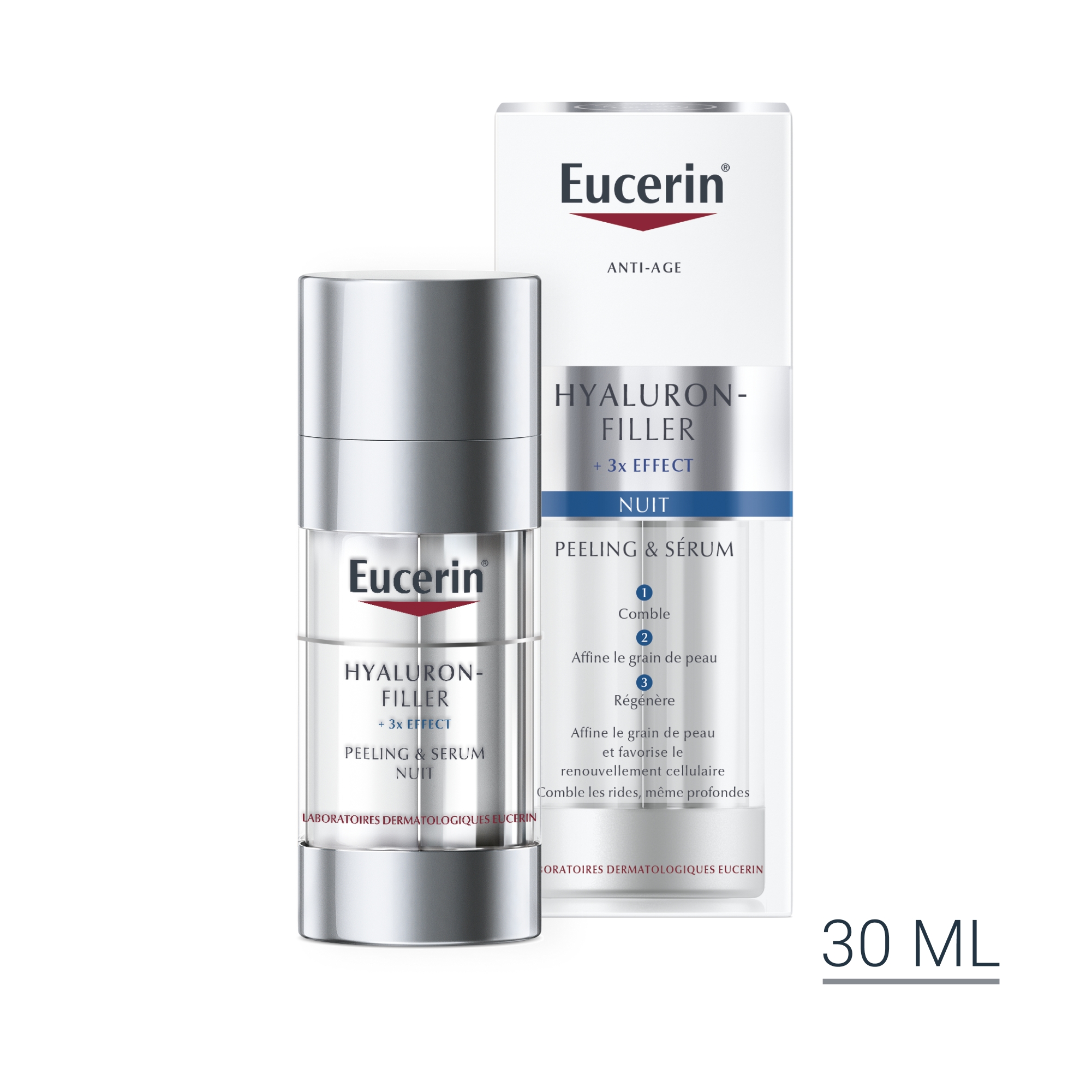 Hyaluron-Filler + 3x Effect Peeling & Sérum Nuit