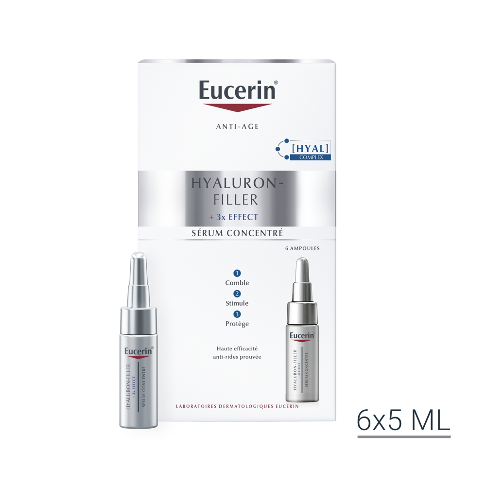 Hyaluron-Filler +3x Effect Sérum Concentré (6 Ampoules x 5ml)