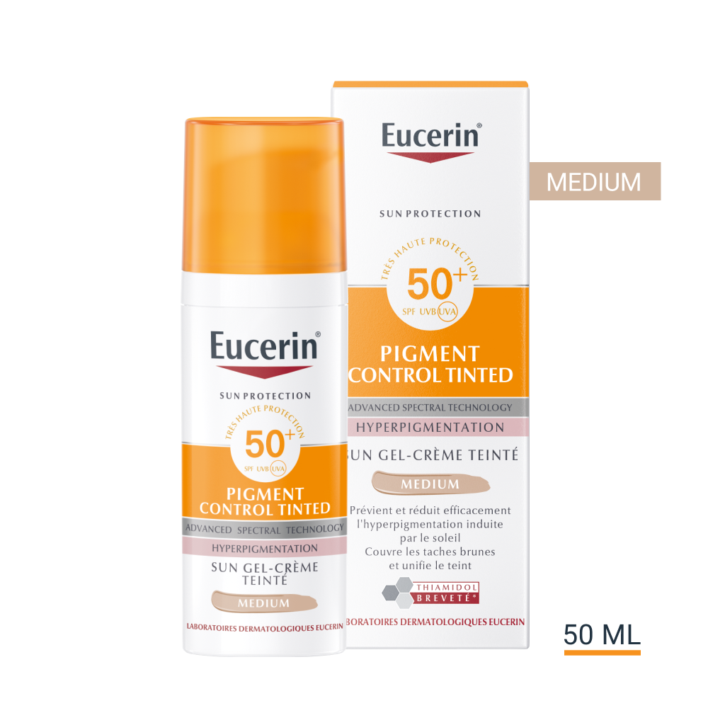 Sun Pigment Control Gel Crème Teinte Spf50+