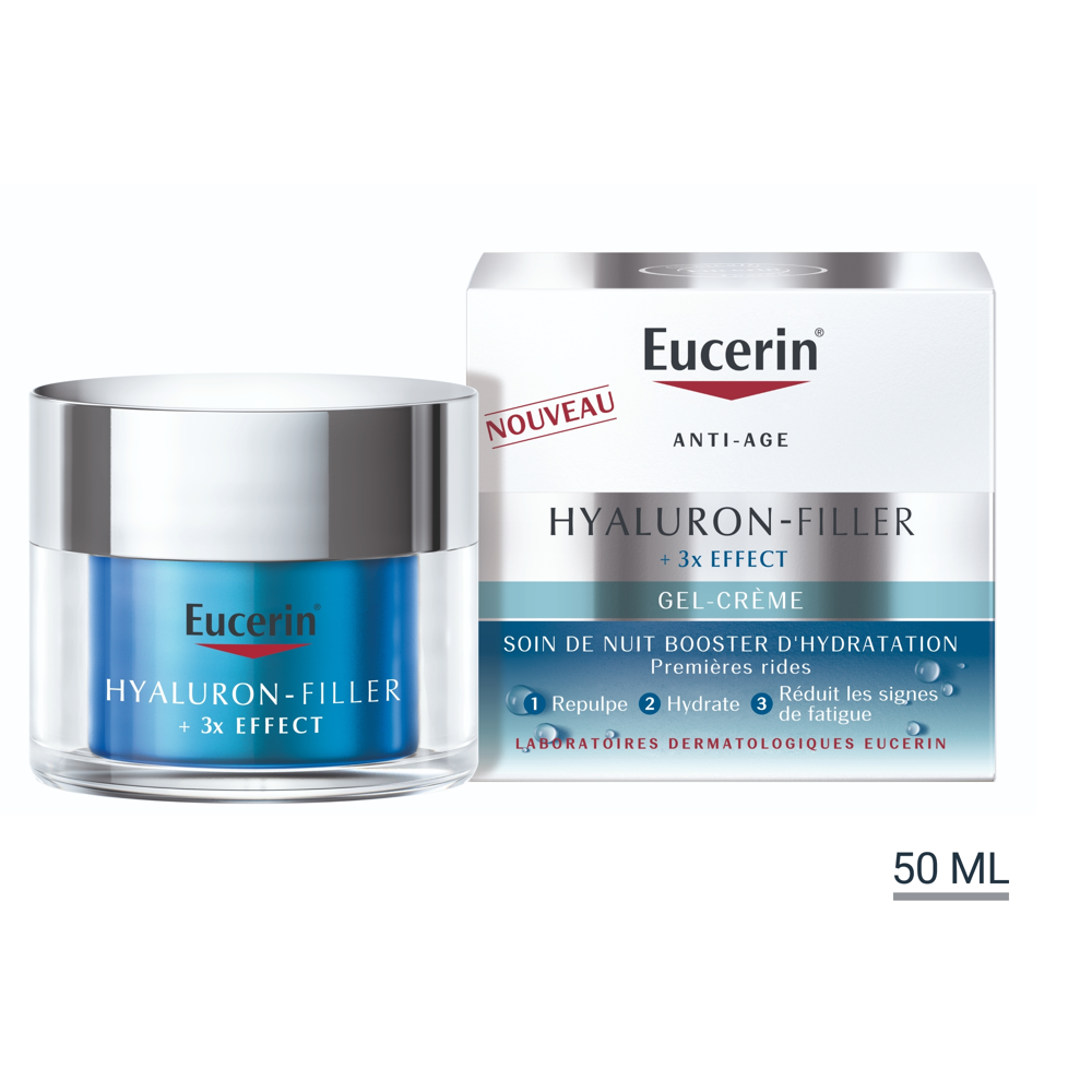 Hyaluron-Filler +3x Effect Soin de Nuit Booster d'Hydratation