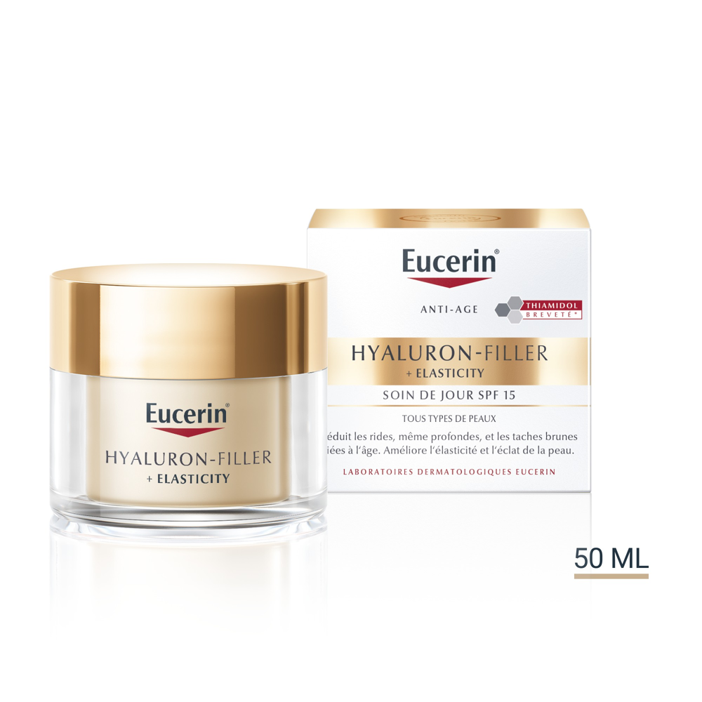 Hyaluron filler + elasticity thiamidol soin de jour spf 15