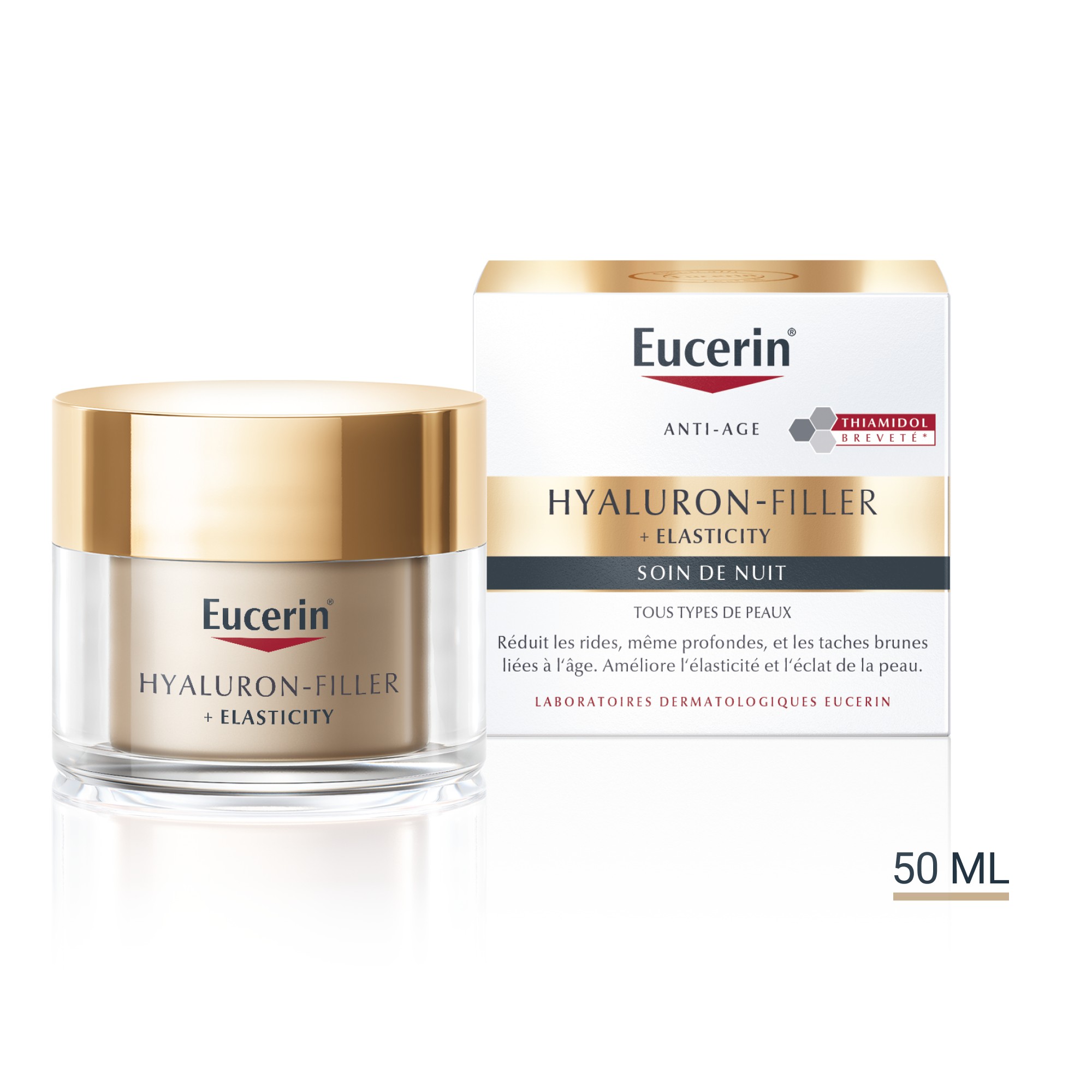 Hyaluron filler + elasticity thiamidol soin de nuit