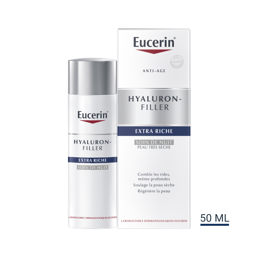 Soin Visage De Hyaluron filler Extra Riche Eucerin Le Flacon De 50ml - vue 3