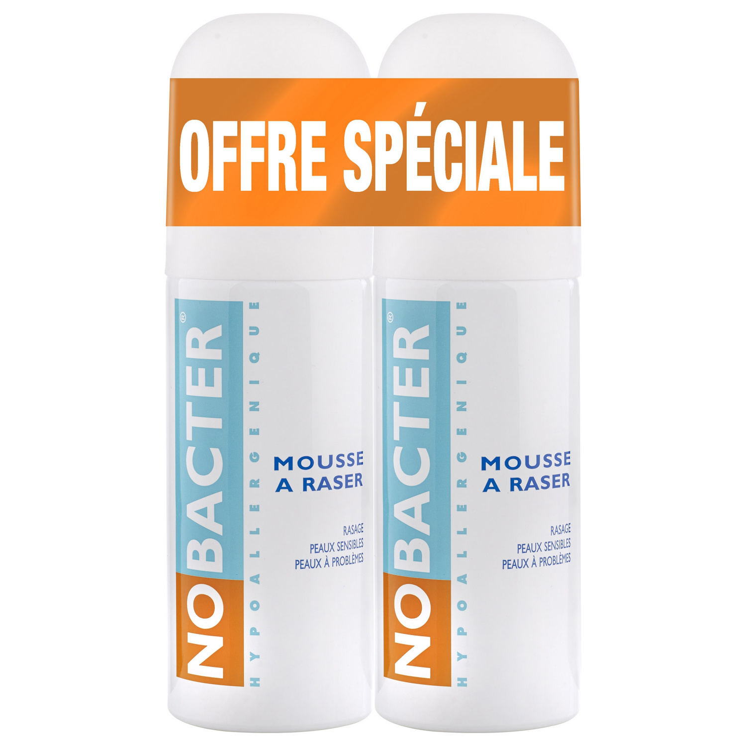 Nobacter Duo Mousse à Raser 2X150ml
