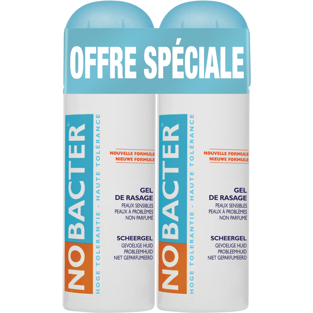 Nobacter Duo Gel De Rasage 2 x 150ml