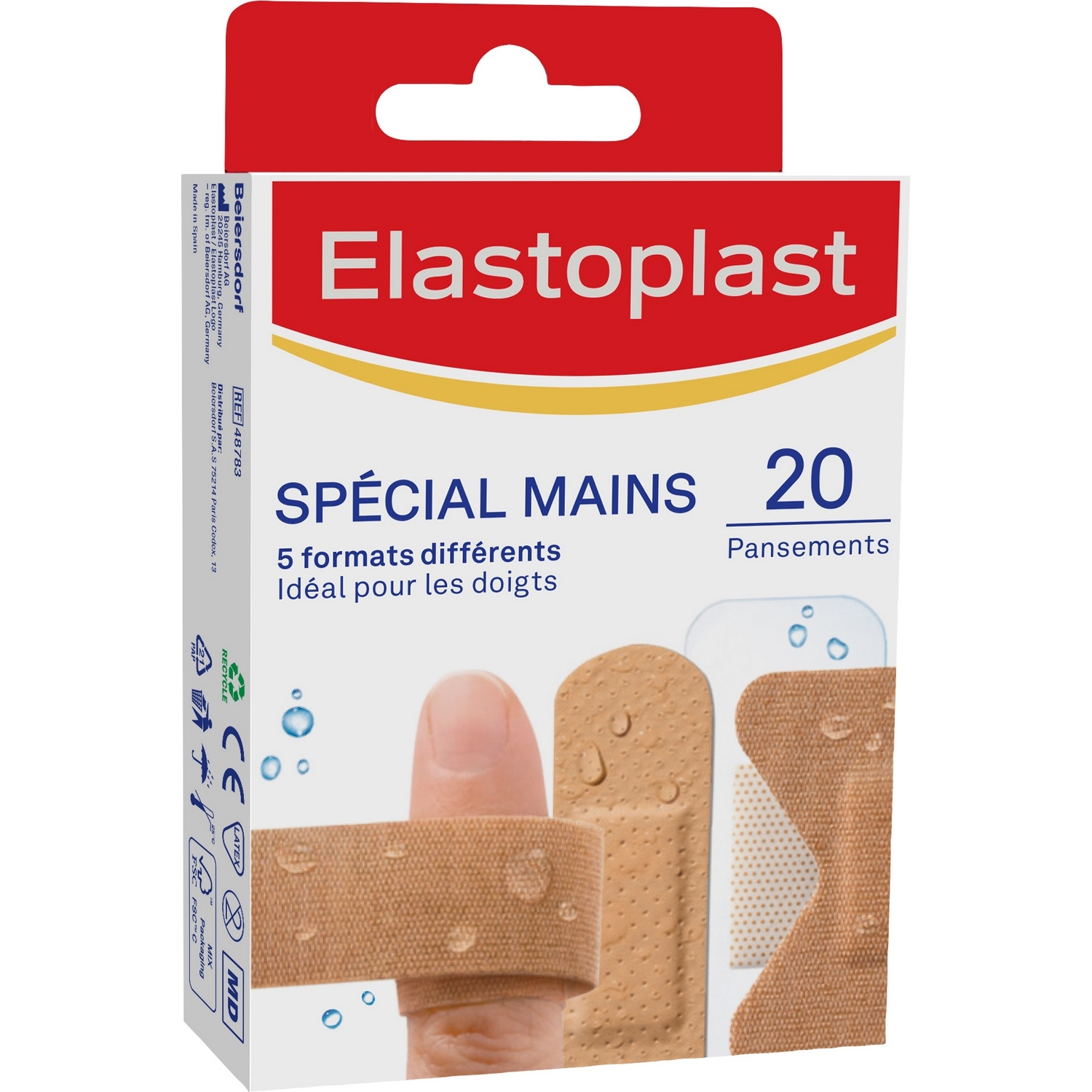 20 Pansements Spécial Mains