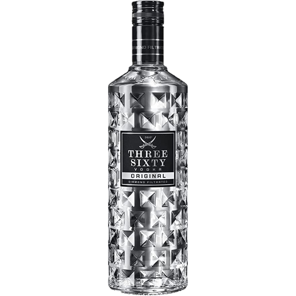 Vodka Three Sixty Vodka Original, 37,5% vol. - 70 cl