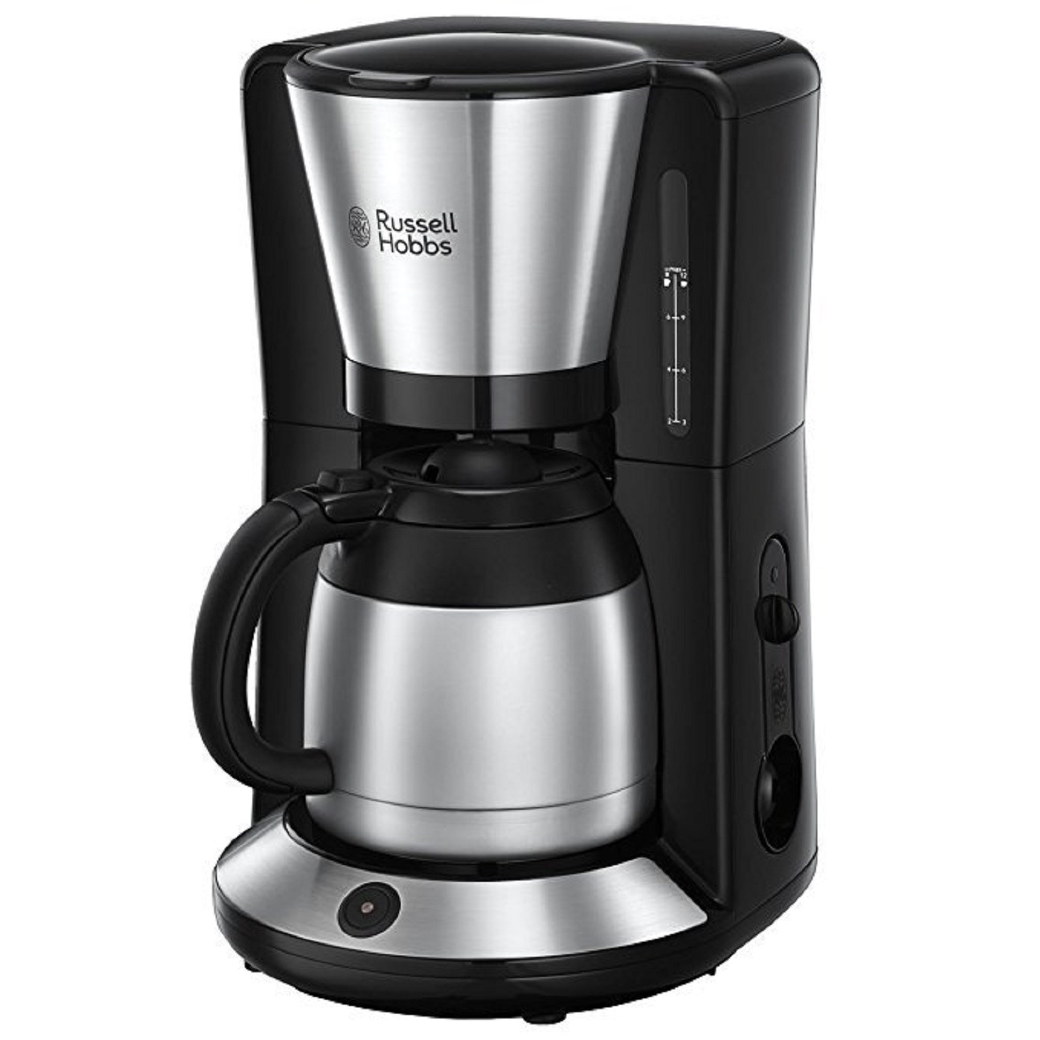 Russell Hobbs Cafetière filtre [Technologie WhirlTech pour extraction & arôme optimaux] Adventure 10 tasses verseuse en verre Maintien au chaud Auto Off antigoutte Machine à café 24010 - vue 3