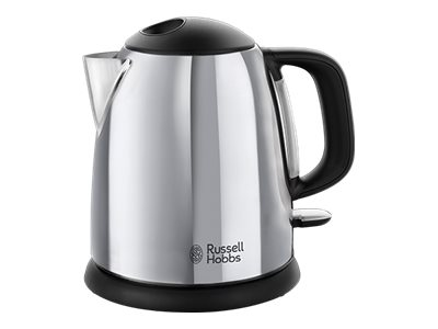 Russell Hobbs Victory bouilloire 1 L 2400 W Noir, Acier inoxydable