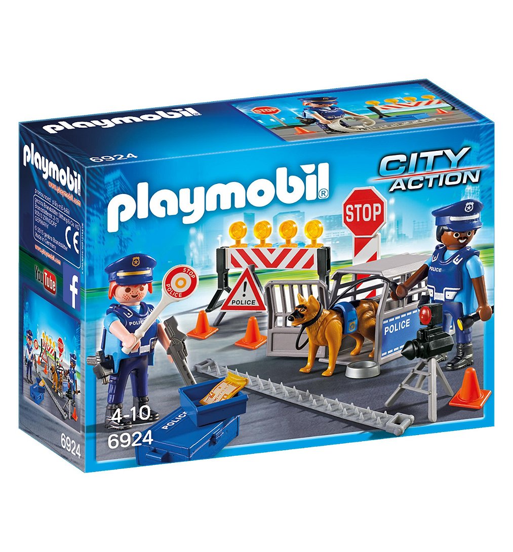 Playmobil - 6924- Barrage de police - City Action