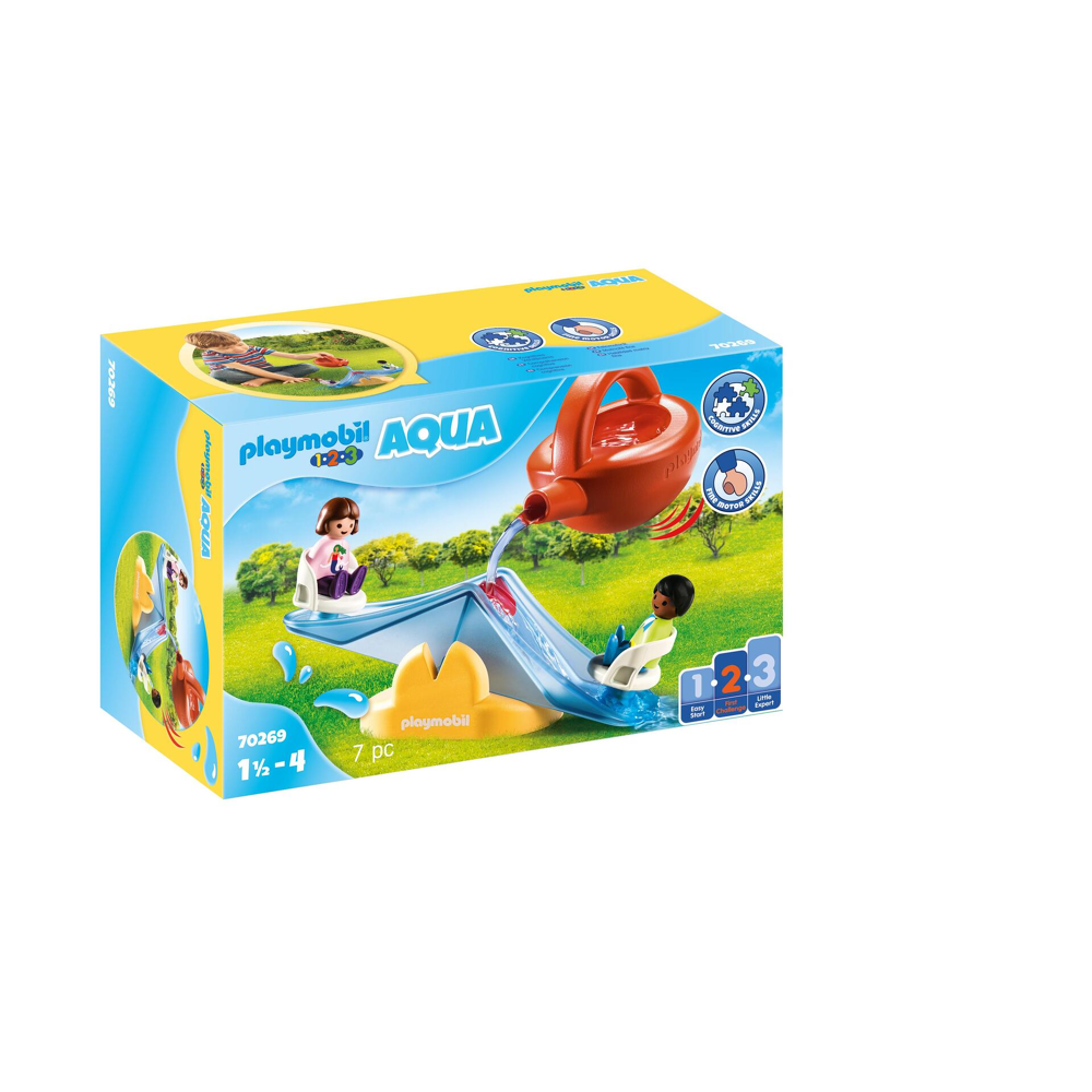 PLAYMOBIL 1.2.3 70269 Balançoire aquatique avec arrosoir- 18-36 mois ses premiers Playmobil