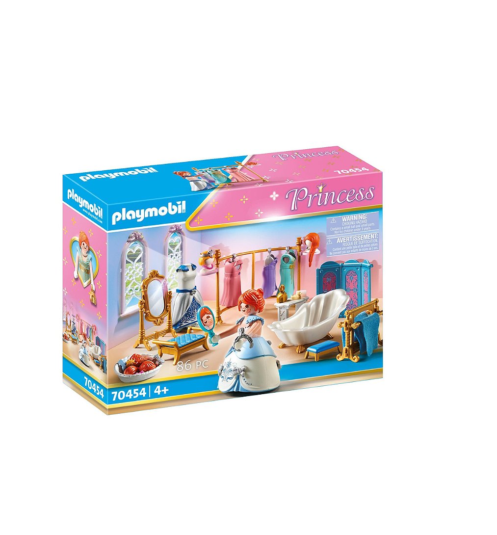 PLAYMOBIL 70454 Salle de bain royale avec dressing- Princess - pièce pour aménager Le Palais de prin