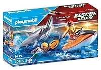 PLAYMOBIL - Pilote scooter des mers et requin