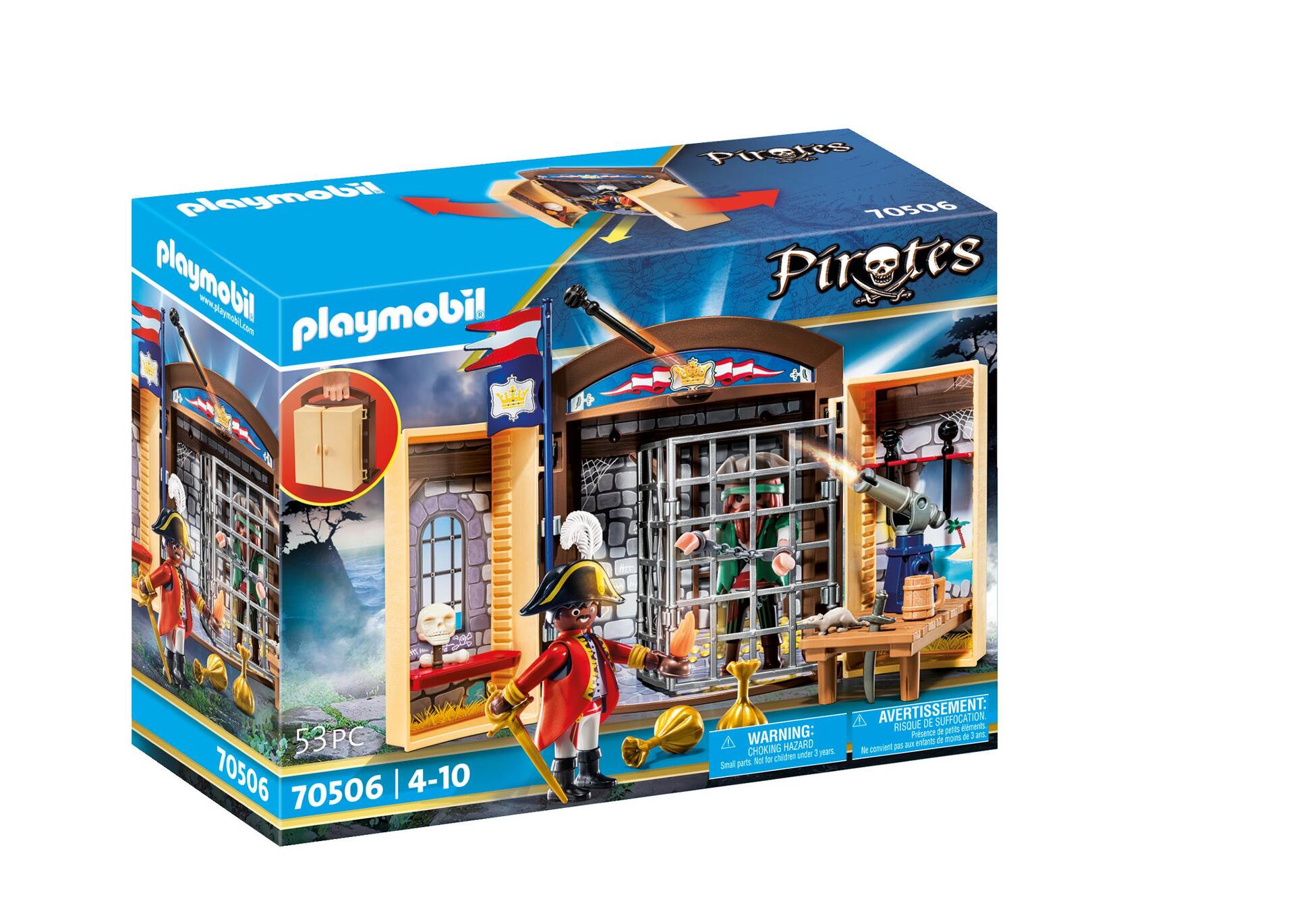 PLAYMOBIL 70506 Play Box 'Pirate et soldat'- Magic- Les pirates- idée cadeau prêt à offrir