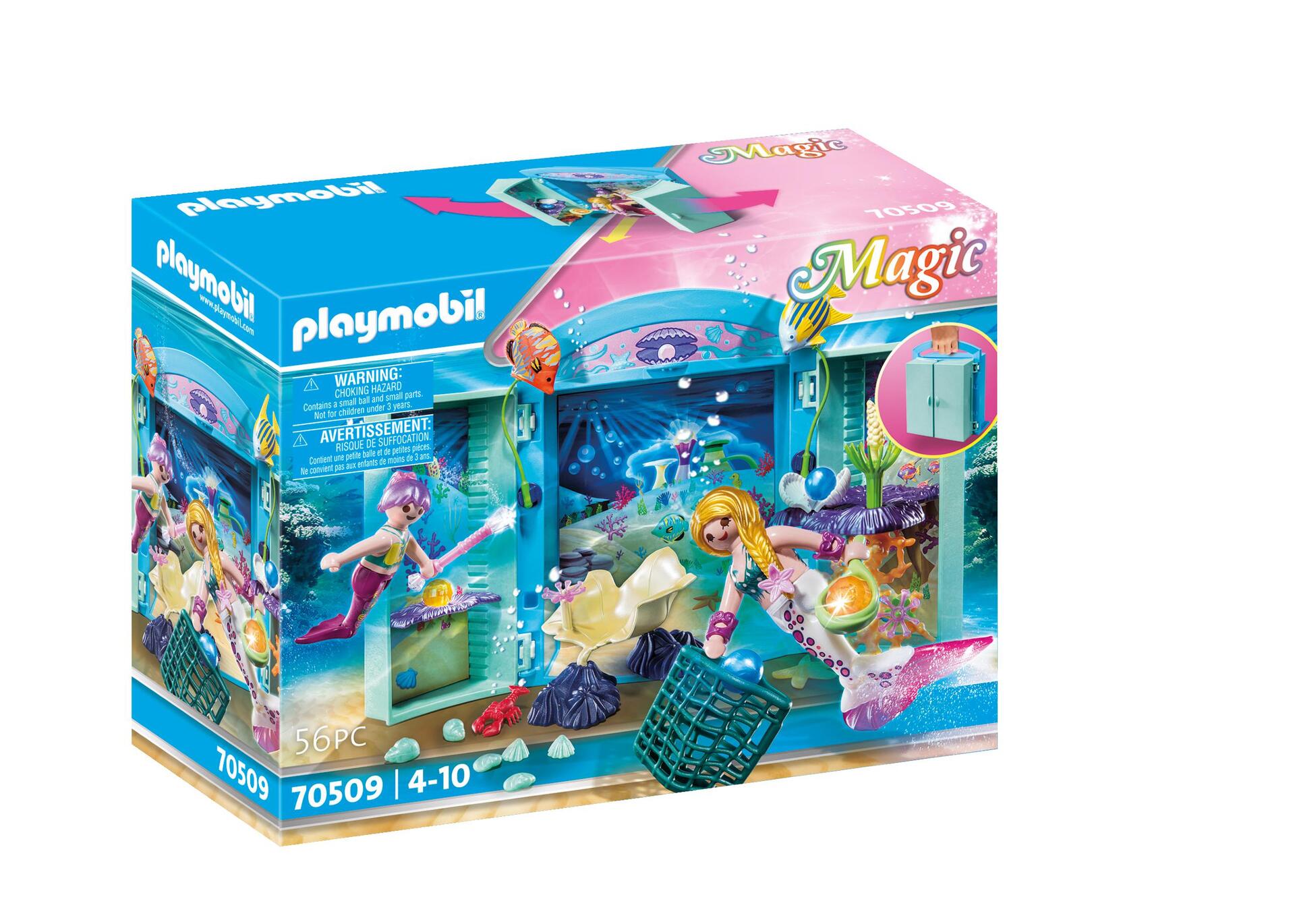 PLAYMOBIL 70509 Play Box 'Sirènes et perles'- Magic- Le Palais de princesses- idée cadeau prêt à off