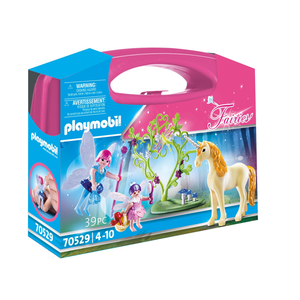 PLAYMOBIL 70529 Valisette Fées et licorne - Magic - Le palais de princesses - coffret à emporter